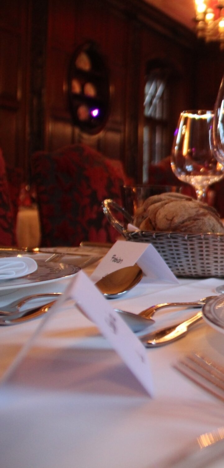 Musik zum Essen Stimmungsbild Schloss Saareck